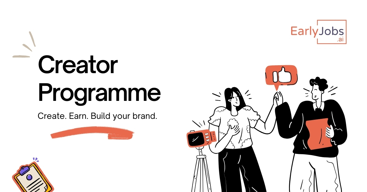 Join EarlyJobs Creator Programme | Earn & Create Impact